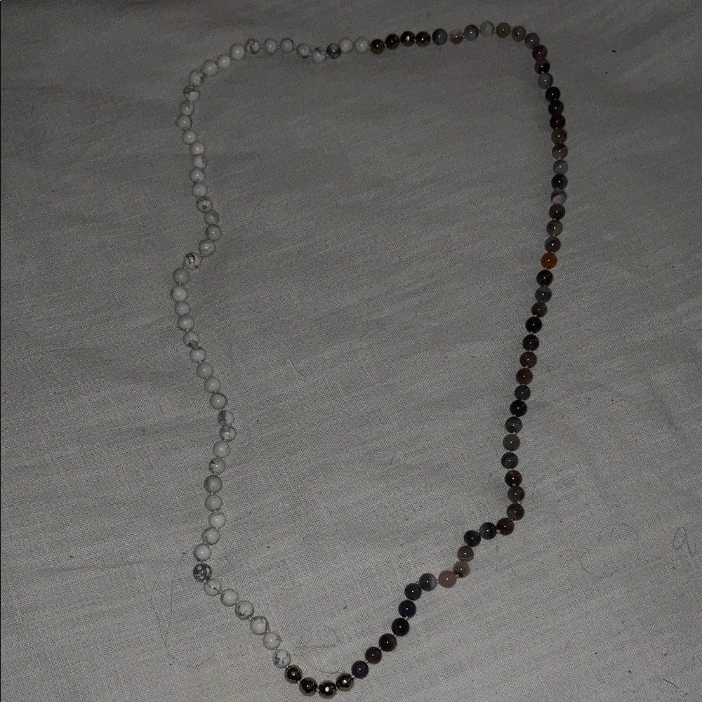 Beaded Necklace Real Beads Brand New